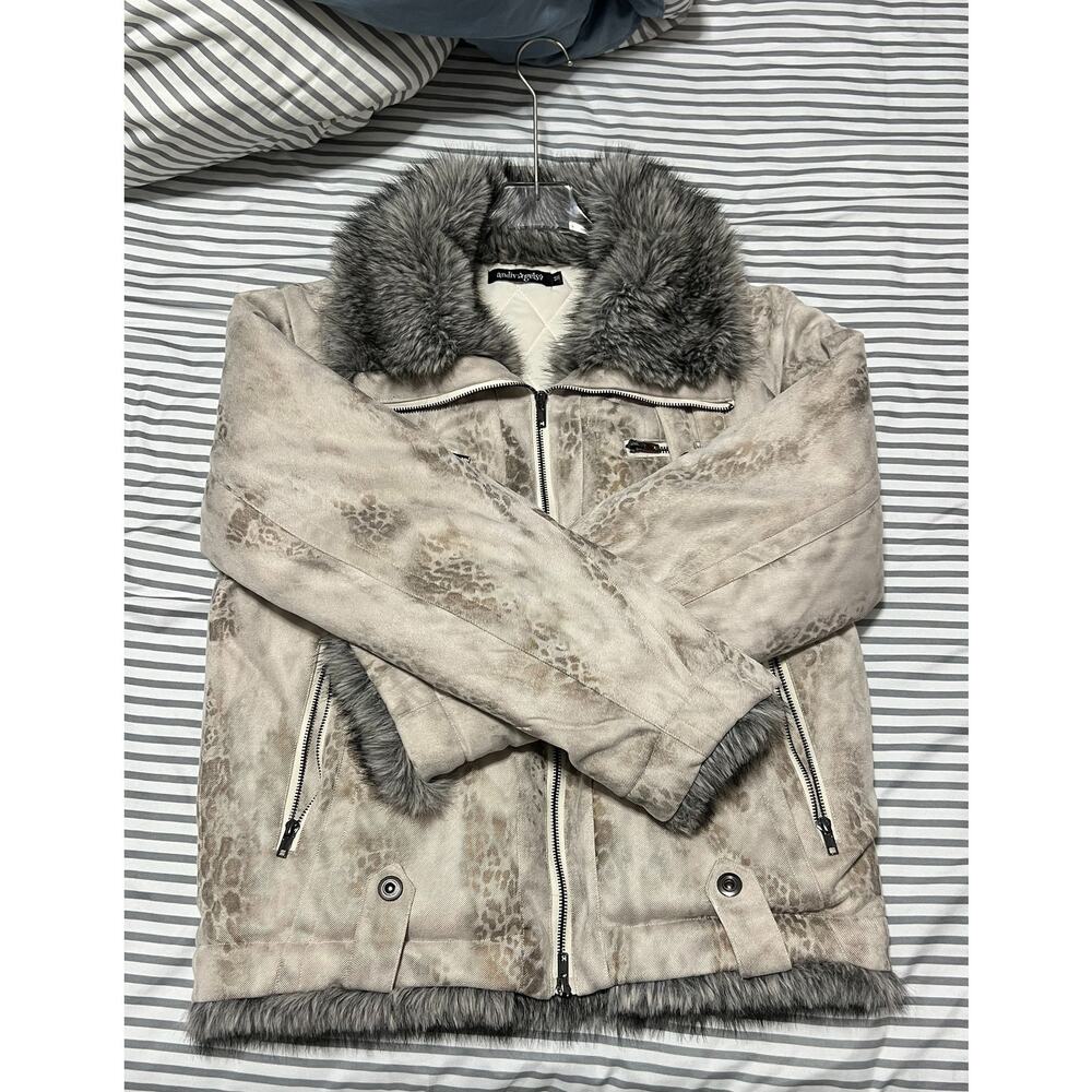Japanese Archive Leopard Cheetah Print Fur Jacket